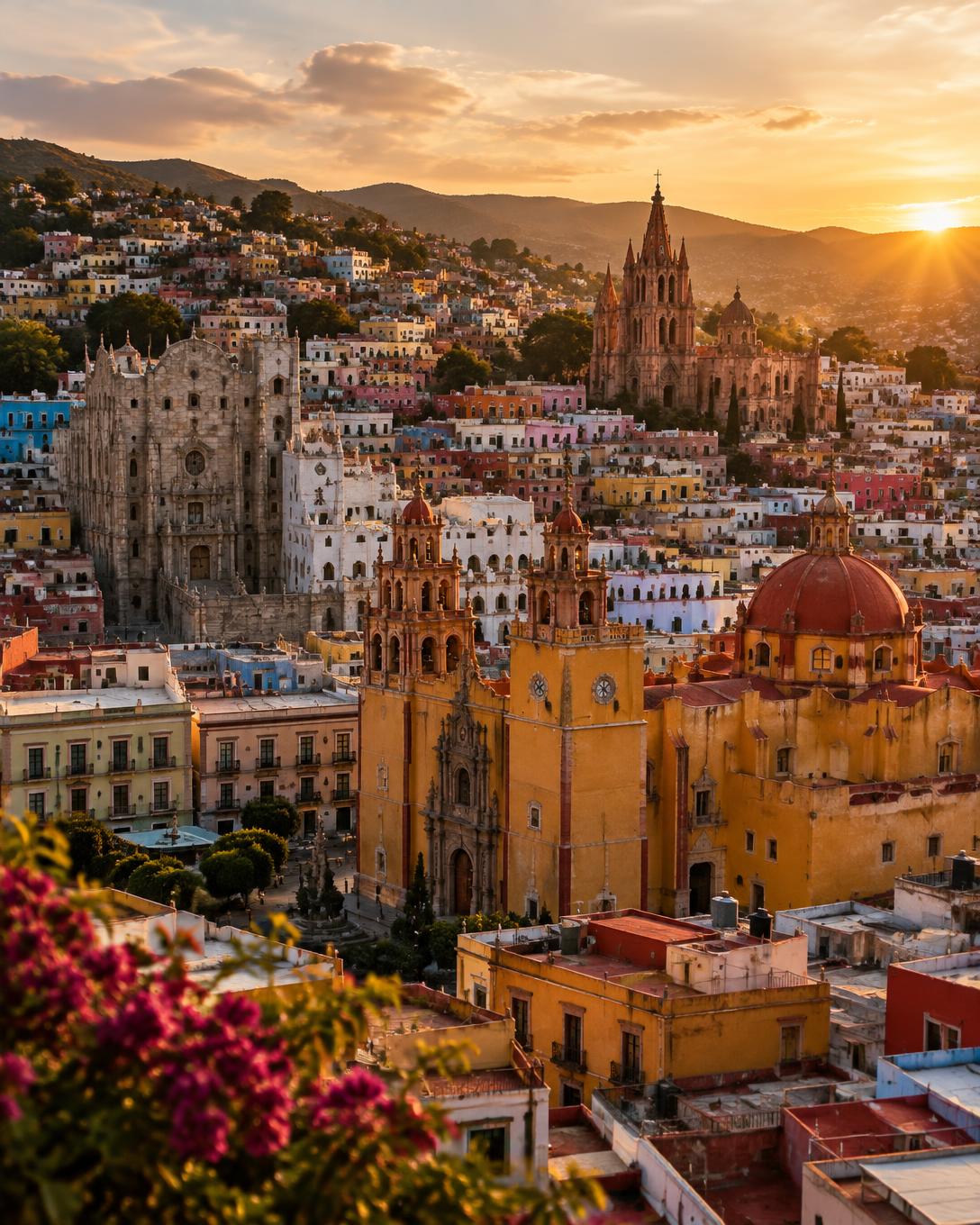 Guanajuato al atardecer